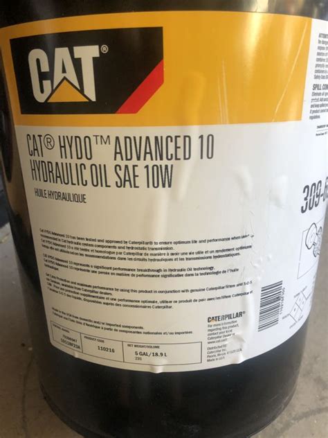 caterpillar hydraulic fluid to use for a cat skid steer|cat 262 hydraulic oil.